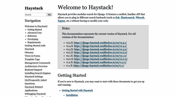 django-haystack.readthedocs.org