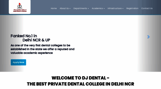 djdentalcollege.com