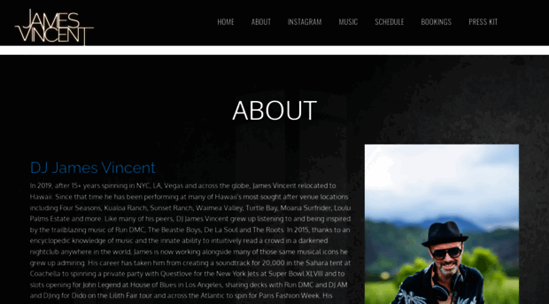 djjamesvincent.com