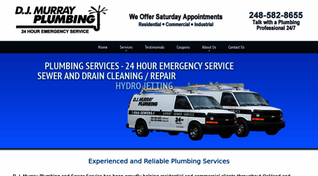 djmurrayplumbing.com