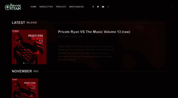 djprivateryanmusic.com