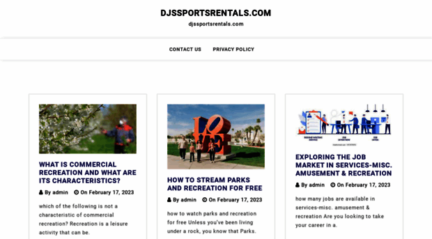 djssportsrentals.com