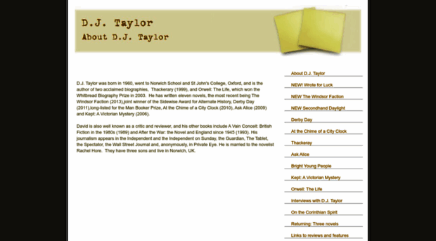 djtaylorwriter.co.uk