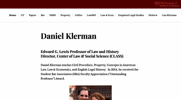 dklerman.usc.edu