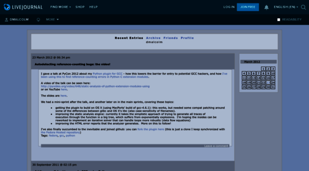 dmalcolm.livejournal.com