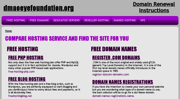 dmaoeyefoundation.org