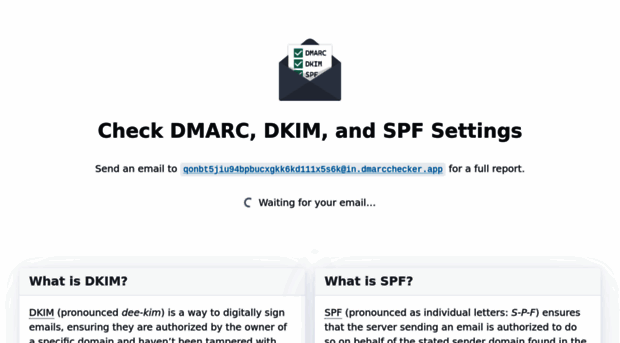 dmarcchecker.app