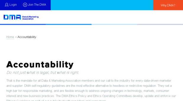 dmaresponsibility.com