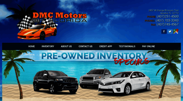 dmcmotorsofflorida.com