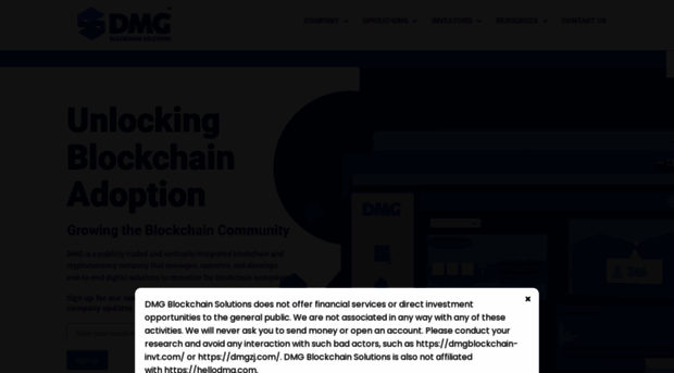 dmgblockchain.com