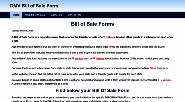 dmvbillofsaleform.com