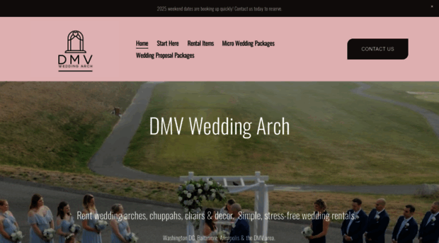 dmvweddingarch.com