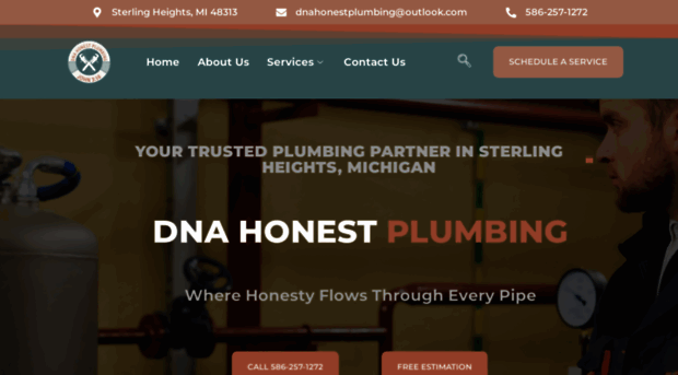 dnahonestplumbing.com