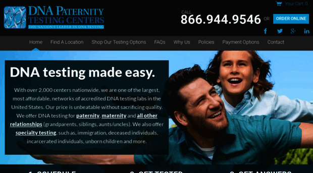 dnapaternitytestingcenters.com