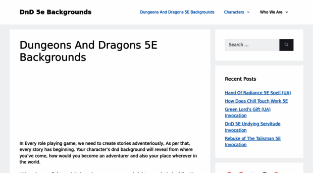 dnd5ebackgrounds.com