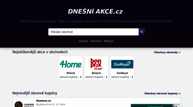 dnesniakce.cz