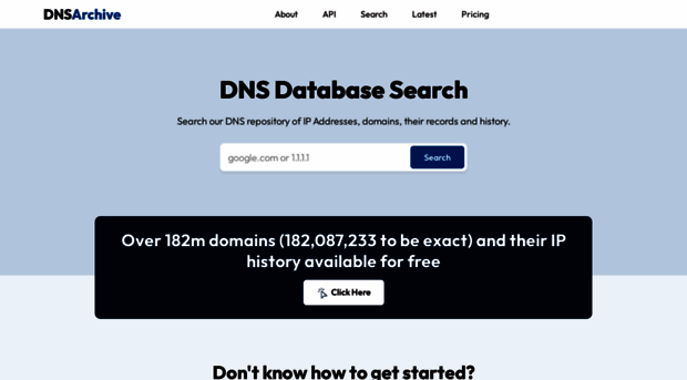 dnsarchive.net