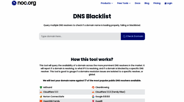 dnsblacklist.org