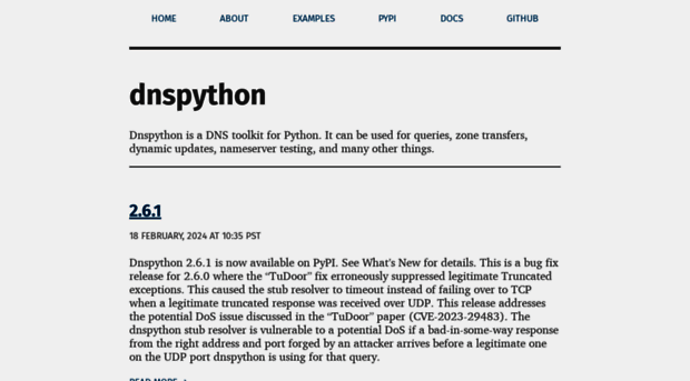 dnspython.org