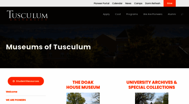 doakhouse.tusculum.edu