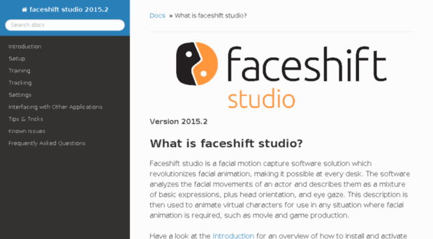 faceshift studio