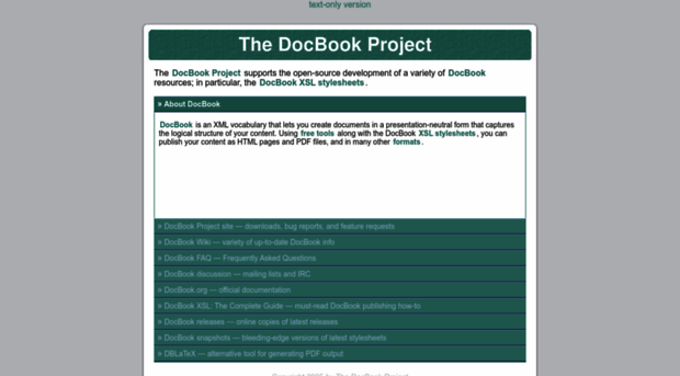 docbook.sf.net