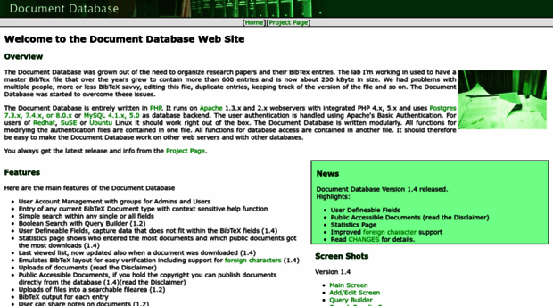 docdb.sourceforge.net