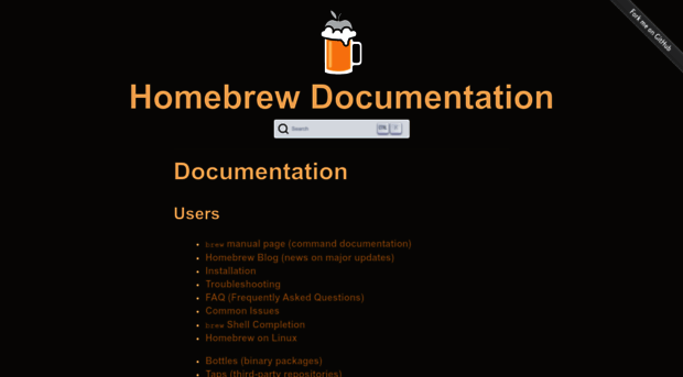 docs.brew.sh