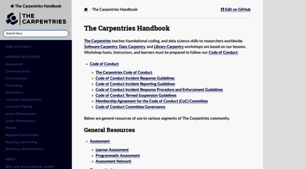 docs.carpentries.org