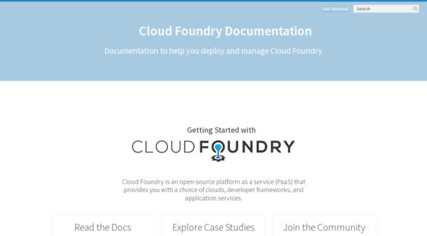 docs.cloudfoundry.org