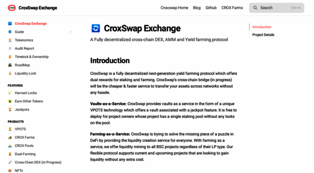 docs.croxswap.com