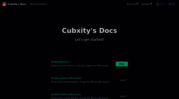 docs.cubxity.dev