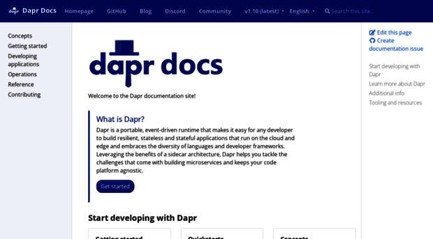 docs.dapr.io