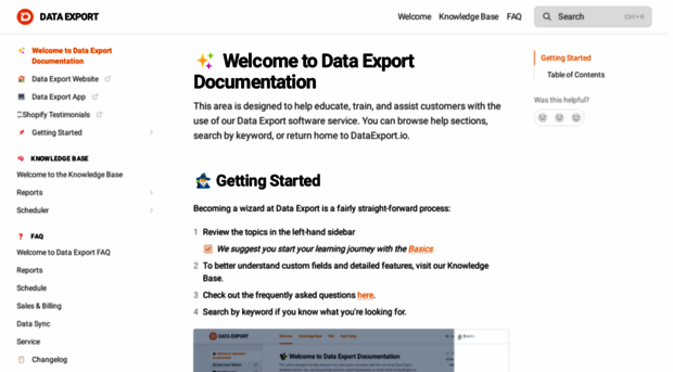 docs.dataexport.io