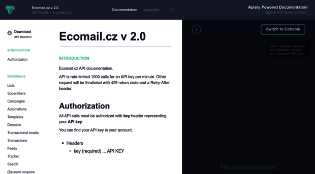 docs.ecomailczv2.apiary.io