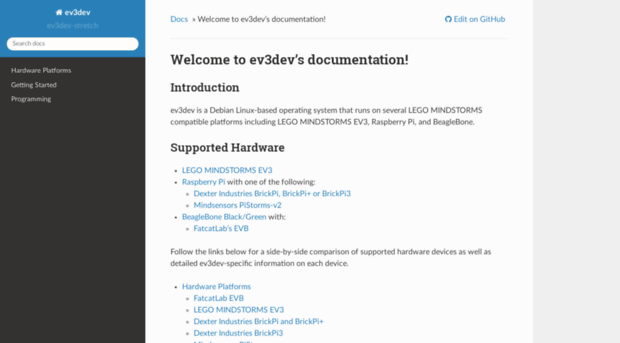 docs.ev3dev.org