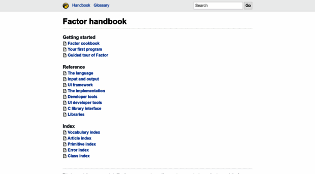 docs.factorcode.org