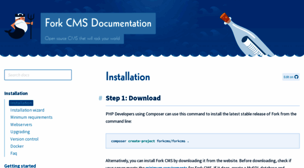 docs.fork-cms.com
