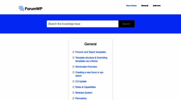 docs.forumwpplugin.com