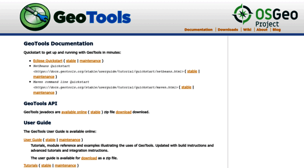 docs.geotools.org