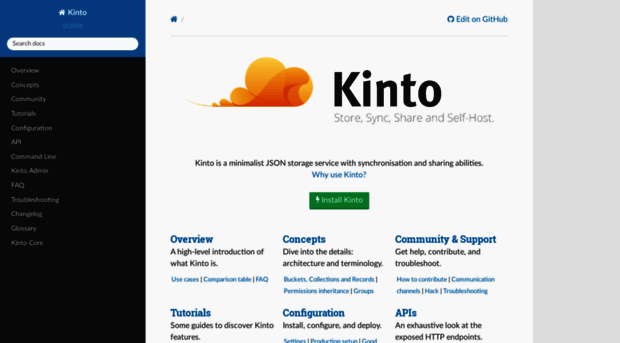 docs.kinto-storage.org