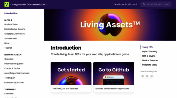 docs.livingassets.io