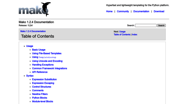 docs.makotemplates.org