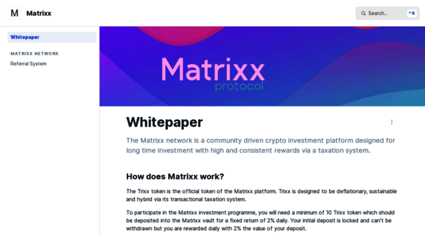 docs.matrixx.community