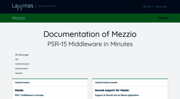 docs.mezzio.dev