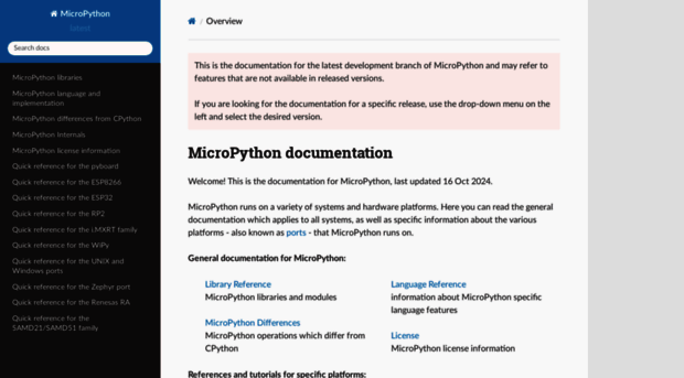 docs.micropython.org