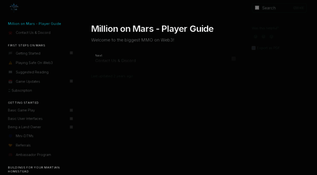 docs.milliononmars.com