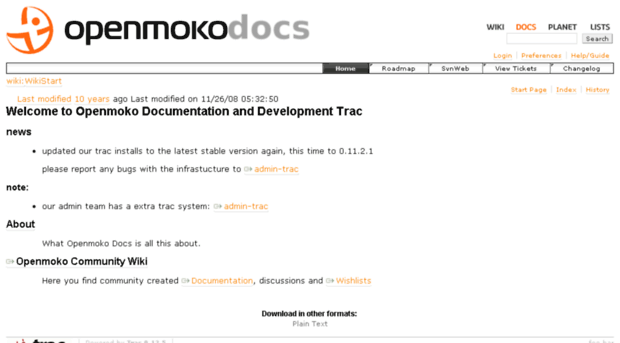 docs.openmoko.org