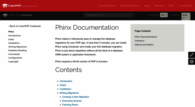 docs.phinx.org