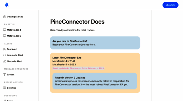 docs.pineconnector.com